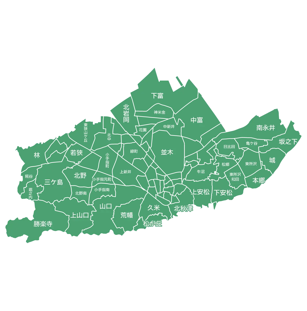 所沢市地図